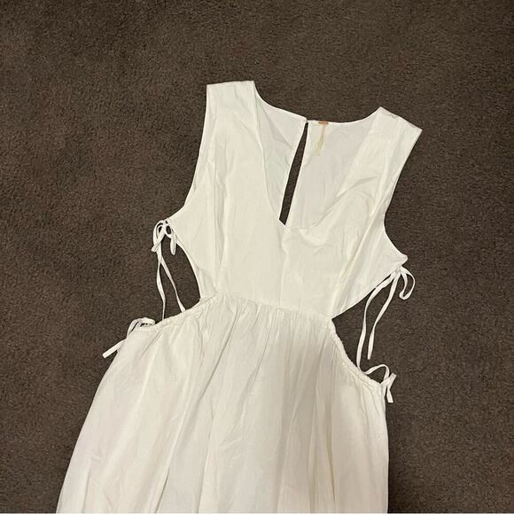 Free People Fabiana White Cutout Midi Maxi Dress - Picture 8 of 9